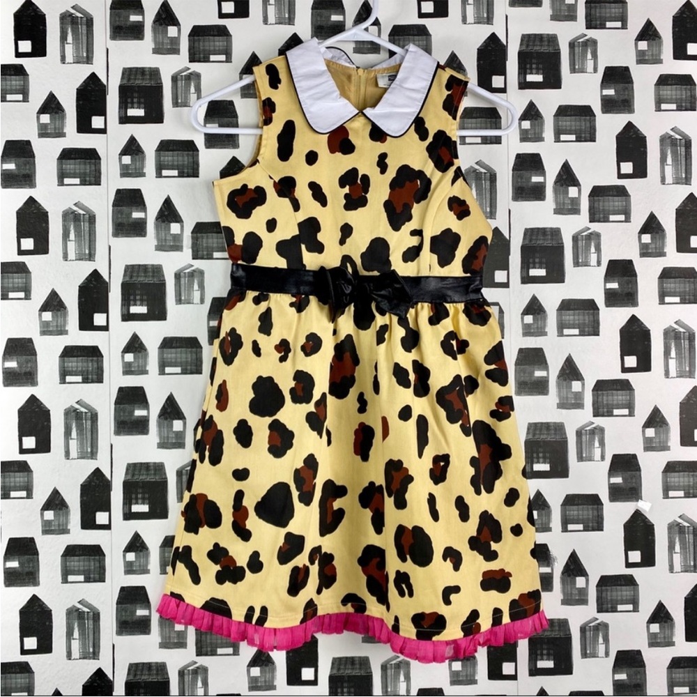 Harajuku Mini x Target XXO NWT Animal Print Collared Dress Girl’s Large